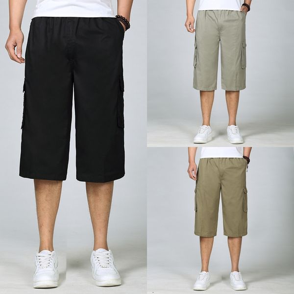 summer overalls sports pants men's loose capris men's fattening casual breeches overalls and sports pants by6ov, Blue
summer overalls sports pants men's loose capris men's fattening casual breeches overalls and sports pants by6ov, Blue