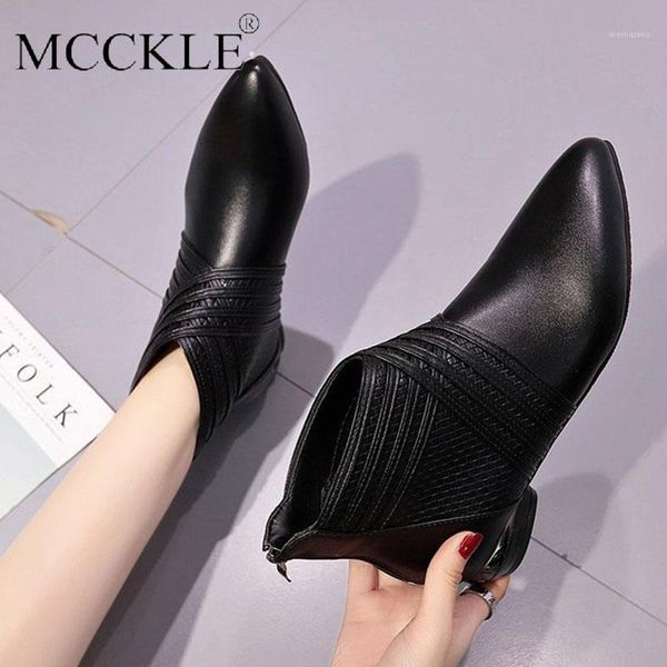 women ankle boots waterproof designer luxury ladies pointed short shoes female fashion pu leather boot mid heel1, Black
women ankle boots waterproof designer luxury ladies pointed short shoes female fashion pu leather boot mid heel1, Black