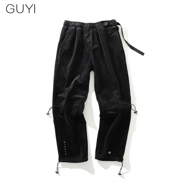 black patchwork corduroy letter embroidery pants bottom male boy fashion casual streetwear men elastic waistd band blue mid
black patchwork corduroy letter embroidery pants bottom male boy fashion casual streetwear men elastic waistd band blue mid