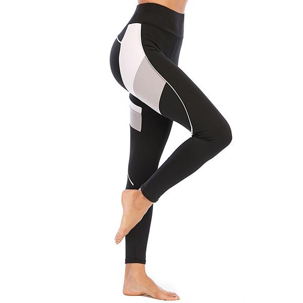 women sports yoga leggings piecing style high waist running fitness pants xin-shipping, Black
women sports yoga leggings piecing style high waist running fitness pants xin-shipping, Black