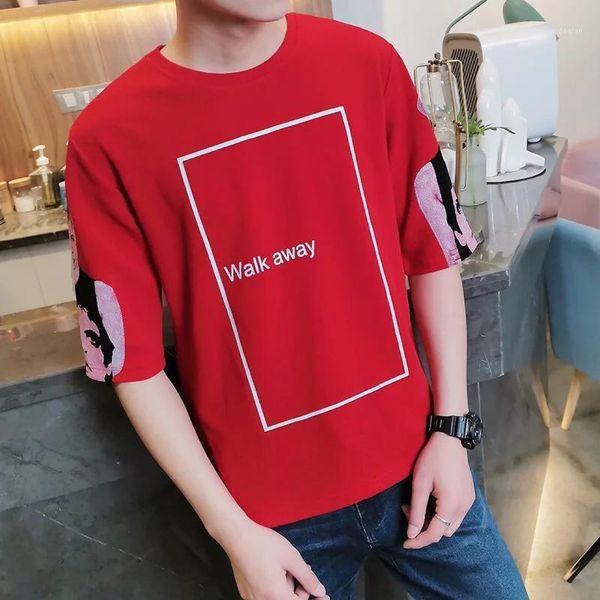 men's t-shirts 2021 men's summer round neck loose t-shirt base clothing short-sleeved fashion korean-style pullover men1, White;black
men's t-shirts 2021 men's summer round neck loose t-shirt base clothing short-sleeved fashion korean-style pullover men1, White;black
