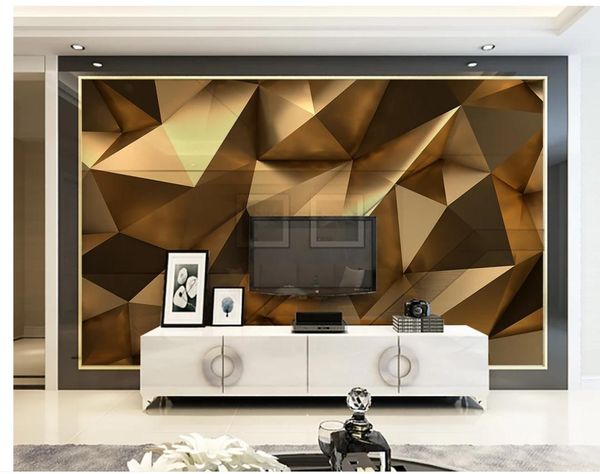 customized wallpaper for walls golden three-dimensional geometric wallpapers tv background wall
customized wallpaper for walls golden three-dimensional geometric wallpapers tv background wall