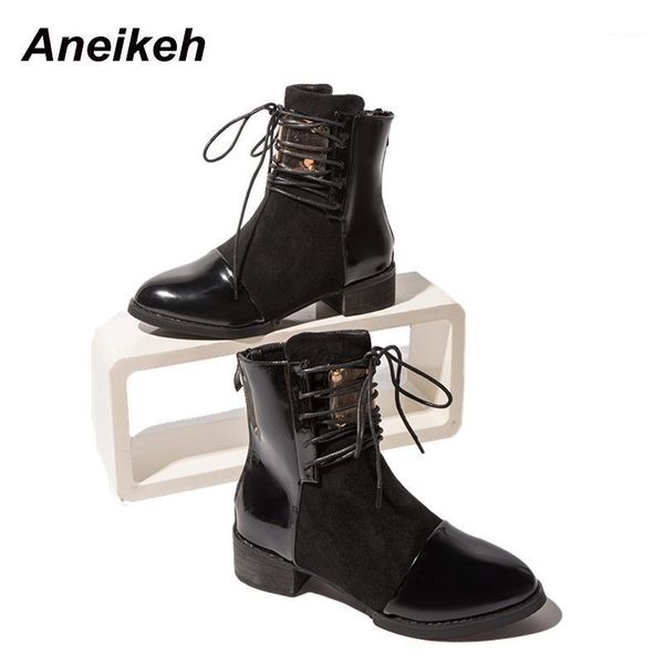 aneikeh 2020 spring fashion women shoes solid mid-calf metal decoration square heel round toe pu riding equestrian lace-up black1, Black
aneikeh 2020 spring fashion women shoes solid mid-calf metal decoration square heel round toe pu riding equestrian lace-up black1, Black