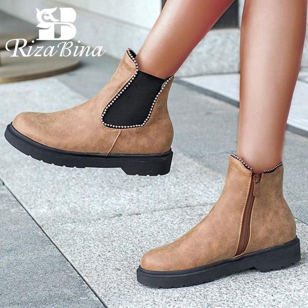 boots rizabina 2021 women ankle winter string beads flats casual shoes keep warm round toe footwear size 34-43, Black
boots rizabina 2021 women ankle winter string beads flats casual shoes keep warm round toe footwear size 34-43, Black