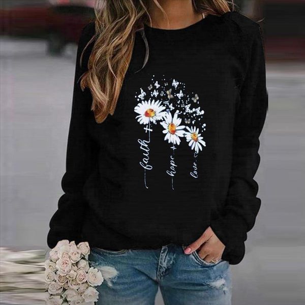 h40 sunflower print black t shirt women plus size o neck long sleeve casual loose tshirt pullover autumn tee shirt femme, White
h40 sunflower print black t shirt women plus size o neck long sleeve casual loose tshirt pullover autumn tee shirt femme, White