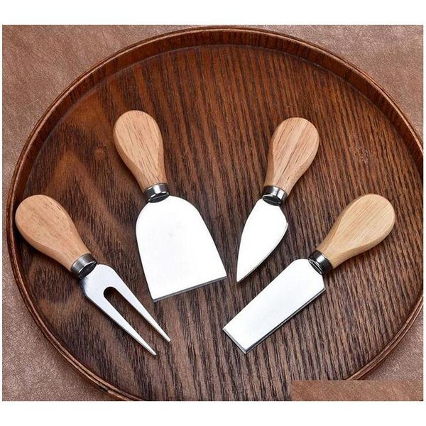 4pcs/sets cheese knives board set oak handle butter fork spreader knife kit kitchen cooking tools useful a jllhdp comb2010
4pcs/sets cheese knives board set oak handle butter fork spreader knife kit kitchen cooking tools useful a jllhdp comb2010