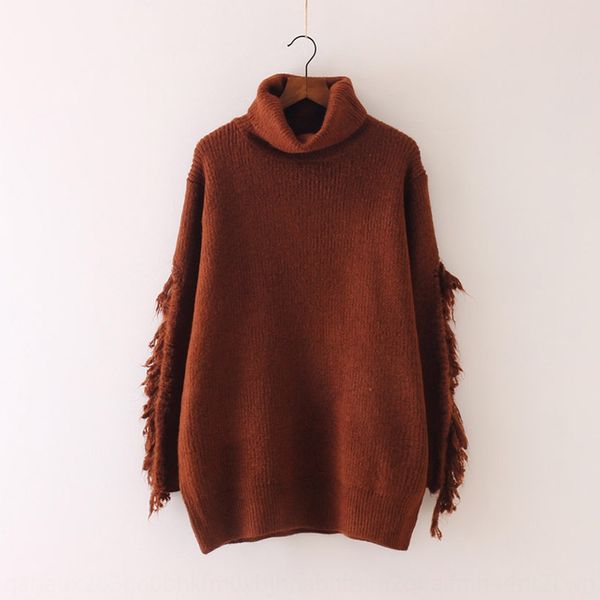 solid color turtleneck loose caramel t-shirt oversize pullover t-shirt sweater tassel sweater pullover girl m2580 usyez, White;black
solid color turtleneck loose caramel t-shirt oversize pullover t-shirt sweater tassel sweater pullover girl m2580 usyez, White;black
