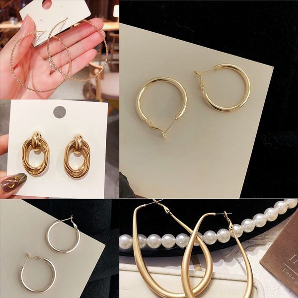 eea6 smjel punk waves ear piercing earrings earring women sterling silver earings cute dark red for earing climbers, Golden
eea6 smjel punk waves ear piercing earrings earring women sterling silver earings cute dark red for earing climbers, Golden