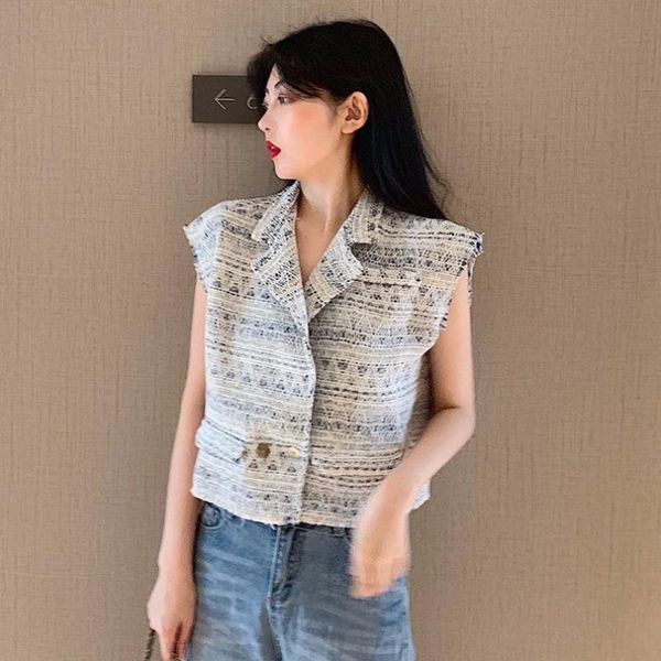 women's vests womens clothing summer vintage fashion england style streetwear double breasted notched neck sleeveless loose coat vest, Black;white
women's vests womens clothing summer vintage fashion england style streetwear double breasted notched neck sleeveless loose coat vest, Black;white