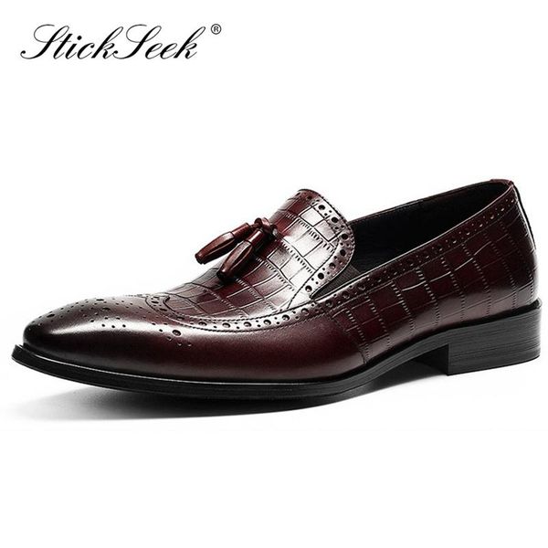 british designer genuine leather man formal dress wingtip brogues shoes pointed toe slip on tassels men's carved loafers hs164, Black
british designer genuine leather man formal dress wingtip brogues shoes pointed toe slip on tassels men's carved loafers hs164, Black