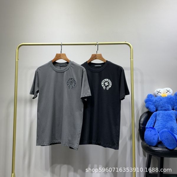 20s outlet kobin spring summer new fashion brand heavy industry cowhide embroidery cotton men's and women's short sleeve t-shirt, Black
20s outlet kobin spring summer new fashion brand heavy industry cowhide embroidery cotton men's and women's short sleeve t-shirt, Black