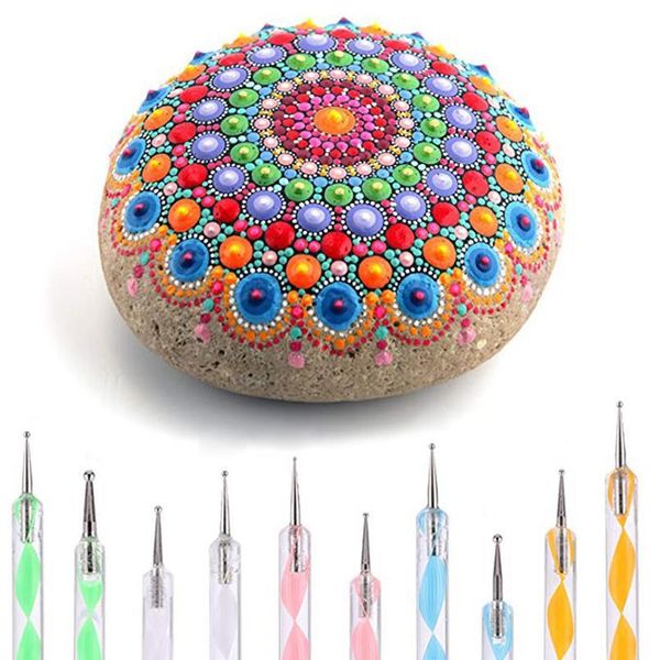1/2/3 sets mandala dotting tools painting tools for painting rock stone pen stencil template brush kit embossing dott jllkdl, Silver
1/2/3 sets mandala dotting tools painting tools for painting rock stone pen stencil template brush kit embossing dott jllkdl, Silver