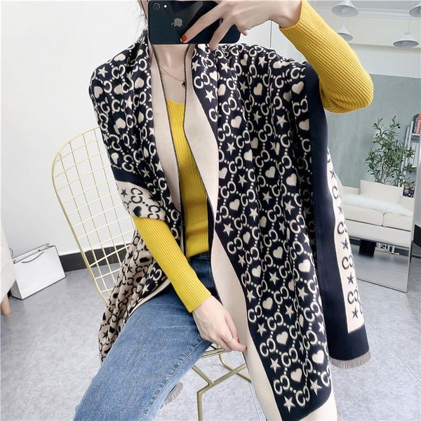 jin-swhbias women long scarf 180*65 cashmere thicken warm scarves for ladies 2020 new winter shawl letters printed, Blue;gray
jin-swhbias women long scarf 180*65 cashmere thicken warm scarves for ladies 2020 new winter shawl letters printed, Blue;gray