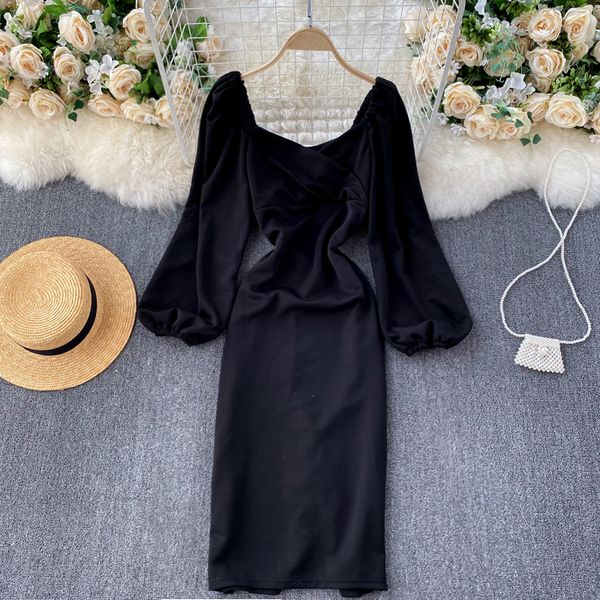 2021 new elegant female singiny dressed in solid turtleneck square puff thin streetwear dress xuli, Black;gray
2021 new elegant female singiny dressed in solid turtleneck square puff thin streetwear dress xuli, Black;gray