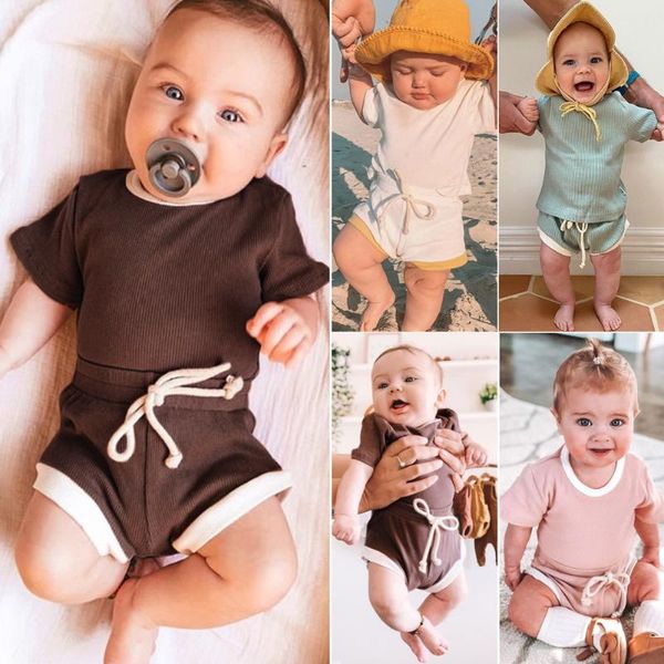 2021 baby summer clothing newborn kid baby boy girl clothes short sleeve bodysuit shorts ribbed solid 2pcs outfits set, White
2021 baby summer clothing newborn kid baby boy girl clothes short sleeve bodysuit shorts ribbed solid 2pcs outfits set, White