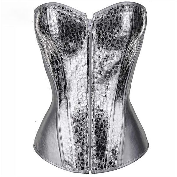 silver corset shining twinkle faux leather overbust bustier front zipper blink corselet elastic boned gothic clubwear korset, Black;white
silver corset shining twinkle faux leather overbust bustier front zipper blink corselet elastic boned gothic clubwear korset, Black;white