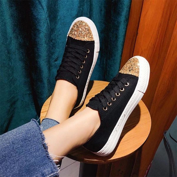 women spring cross lace up flat canvas sequins vulcanized shoes woman platform breath casual bliing fashion shoes lady footwear #xu0z
women spring cross lace up flat canvas sequins vulcanized shoes woman platform breath casual bliing fashion shoes lady footwear #xu0z