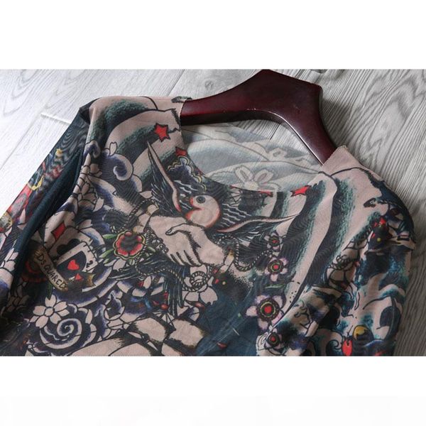 full body tattoo long sleeve flower t shirt men women slim fit o-neck stretch tee funny casual tshirts, Black
full body tattoo long sleeve flower t shirt men women slim fit o-neck stretch tee funny casual tshirts, Black