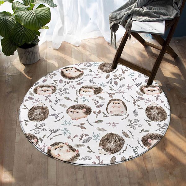 beddingoutlet hedgehog kids play mat watercolor leaf bedroom carpet cartoon round area rug cute animal non-slip floor mat 100cm
beddingoutlet hedgehog kids play mat watercolor leaf bedroom carpet cartoon round area rug cute animal non-slip floor mat 100cm