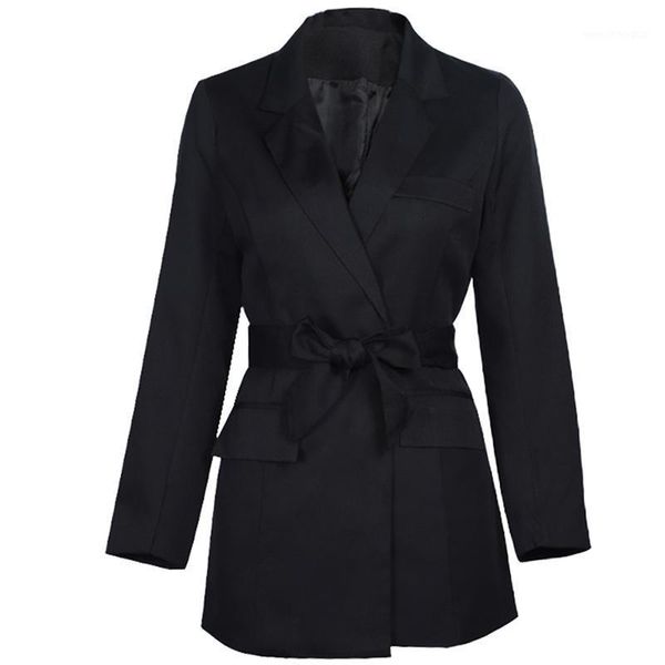 women's suits & blazers autumn women's blazer notched sashes office ladies jackets dress belt slim female 2021 solid elegant outer, White;black
women's suits & blazers autumn women's blazer notched sashes office ladies jackets dress belt slim female 2021 solid elegant outer, White;black