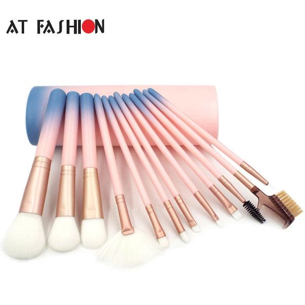 at fashion prefessional 12pcs makeup brush set cosmetic brushes make up tool kit with cup holder case
at fashion prefessional 12pcs makeup brush set cosmetic brushes make up tool kit with cup holder case