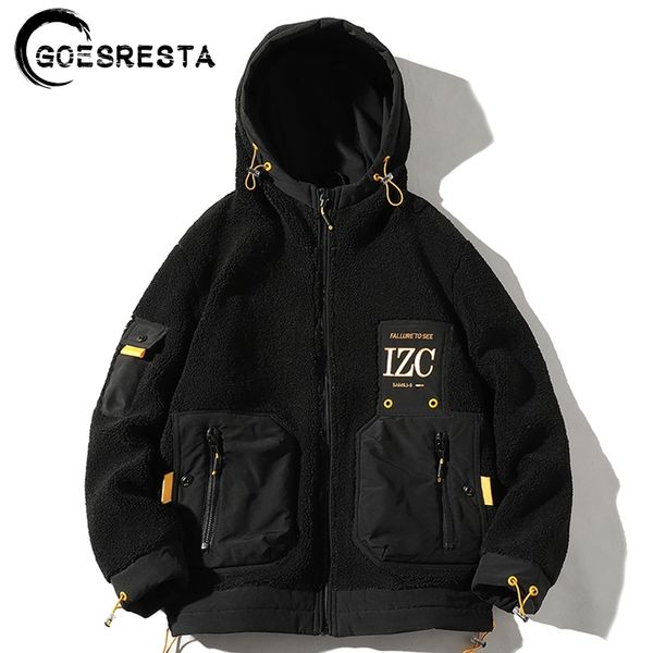 goesresta new men's fashion tide brand thick street wild autumn and winter loose warm jacket men 201130, Black;brown
goesresta new men's fashion tide brand thick street wild autumn and winter loose warm jacket men 201130, Black;brown
