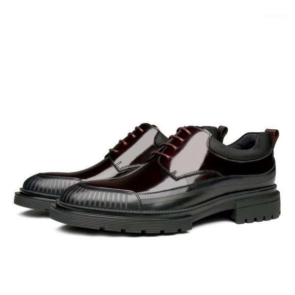 dress shoes fashion black / wine red mens business genuine leather wedding boys formal1
dress shoes fashion black / wine red mens business genuine leather wedding boys formal1