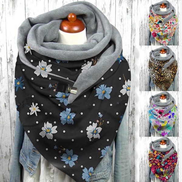 floral printing scarf patchwork button scarfes soft wrap muffer women multi-purpose warm shawls scarf echarpe hiver femme #t1q, Blue;gray
floral printing scarf patchwork button scarfes soft wrap muffer women multi-purpose warm shawls scarf echarpe hiver femme #t1q, Blue;gray