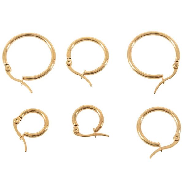 3 pairs 15mm 20mm 25mm stainless steel hoop huggies earrings set woman gold, Golden;silver
3 pairs 15mm 20mm 25mm stainless steel hoop huggies earrings set woman gold, Golden;silver
