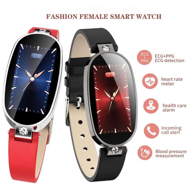 smart women's sports watch, wristband with ppg ecg, bluetooth, suitable for ios and android, 2020
smart women's sports watch, wristband with ppg ecg, bluetooth, suitable for ios and android, 2020