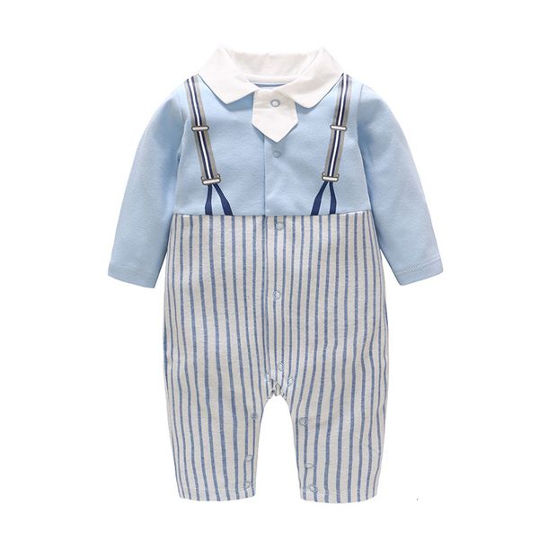 2021 new boys rompers kids clothes gentleman striped autumn newborn jumpsuit baby romper set 0-2y 5jnz, Blue
2021 new boys rompers kids clothes gentleman striped autumn newborn jumpsuit baby romper set 0-2y 5jnz, Blue