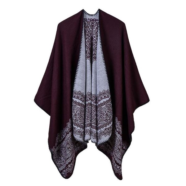 scarves pastoral style lace long cloak imitation cashmere bohemia cape national outside warm capes ladies wraps poncho, Blue;gray
scarves pastoral style lace long cloak imitation cashmere bohemia cape national outside warm capes ladies wraps poncho, Blue;gray