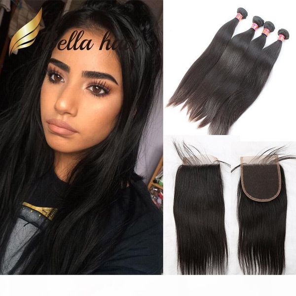 closure and 4 bundles straight hair weaves brazilian straight hair with closure 5pcs lot bellahair, Black;brown
closure and 4 bundles straight hair weaves brazilian straight hair with closure 5pcs lot bellahair, Black;brown
