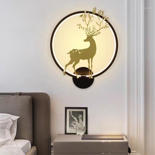 artpad nordic deer metal round dimmable bedside lamp white black 18w wall light for stair corridor balcony living room ac220v1
artpad nordic deer metal round dimmable bedside lamp white black 18w wall light for stair corridor balcony living room ac220v1