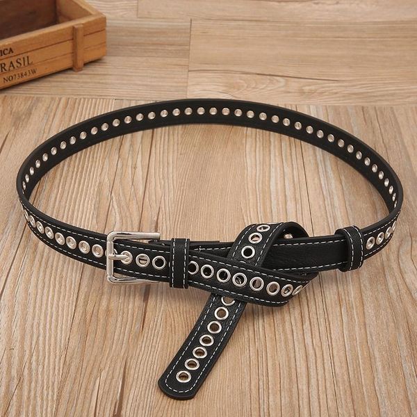 leather belt 2020 the new fashion women adjustable belts punk metal hollow rivet metal belt black, Black;brown
leather belt 2020 the new fashion women adjustable belts punk metal hollow rivet metal belt black, Black;brown