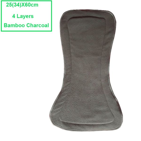 2pcs/5pcs washable 4layers baby bamboo charcoal cloth nappy liner super absorbent reusable incontinence diaper insert pad 1016
2pcs/5pcs washable 4layers baby bamboo charcoal cloth nappy liner super absorbent reusable incontinence diaper insert pad 1016