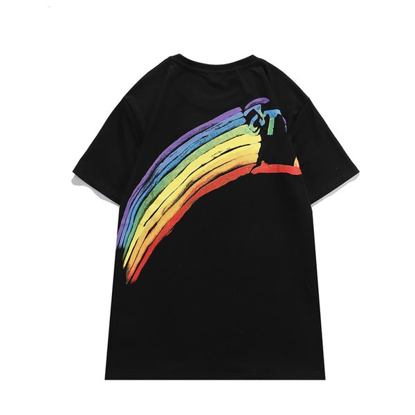 2021 fashion rainbow letter t-shirt printing fashion t-shirt men women short sleeve t-shirt men, White;black
2021 fashion rainbow letter t-shirt printing fashion t-shirt men women short sleeve t-shirt men, White;black