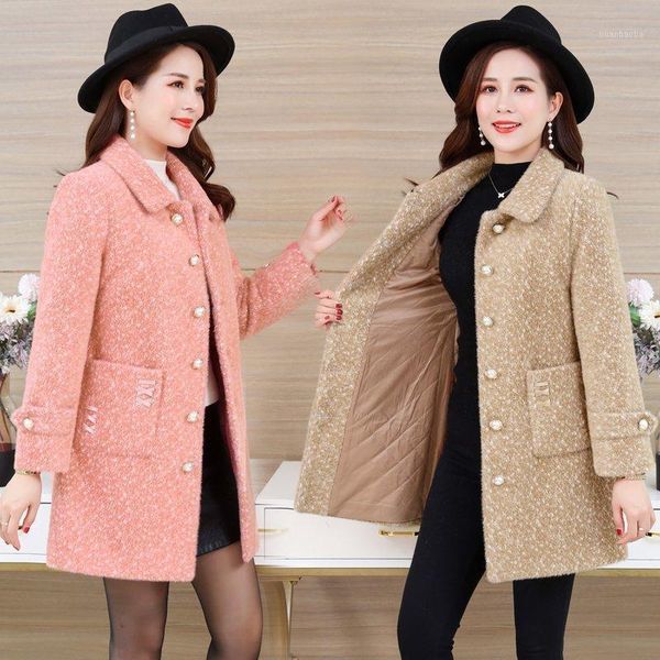 women 2020 autumn winter fashions imitation coat new female casual warm long outwear slim jacket1, Black
women 2020 autumn winter fashions imitation coat new female casual warm long outwear slim jacket1, Black