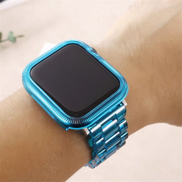 transparent colors watchband resin ice candy watch bands three bead folding buckles for iwatch apple watch 38 40 42 44mm accessories strap
transparent colors watchband resin ice candy watch bands three bead folding buckles for iwatch apple watch 38 40 42 44mm accessories strap