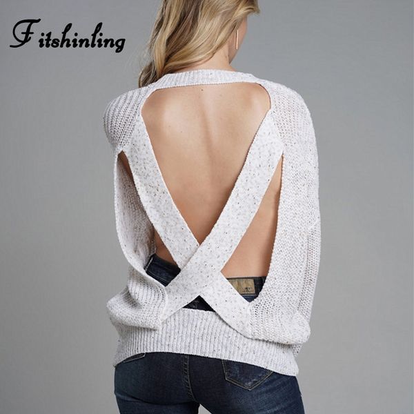 fitshinling autumn new wemen sweaters and pullovers backless crisscross knitted jumper fashion apricot basic lady's sweater sale y20072, White;black
fitshinling autumn new wemen sweaters and pullovers backless crisscross knitted jumper fashion apricot basic lady's sweater sale y20072, White;black