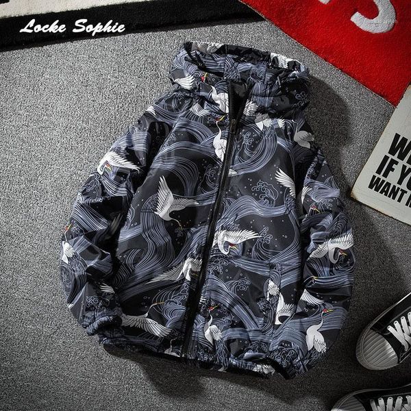 men's plus size wadded jackets coats 2019 winter fashion cotton blend splicing prints zipper padded parkas man jacket coats boys1, Black
men's plus size wadded jackets coats 2019 winter fashion cotton blend splicing prints zipper padded parkas man jacket coats boys1, Black