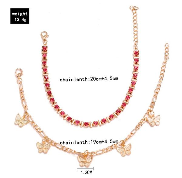 rhinestone crystal ankle bracelets new for women sandals butterfly anklet beach foot bracelets anklets female jewelry, Red;blue
rhinestone crystal ankle bracelets new for women sandals butterfly anklet beach foot bracelets anklets female jewelry, Red;blue