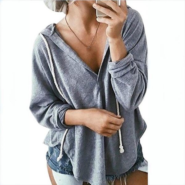 lady plain с длинным рукавом толстовка с капюшоном сыпучие v шеи толстовка пуловер blank стиль sexy весна осень женщины толстовки плюс разме, Black
lady plain с длинным рукавом толстовка с капюшоном сыпучие v шеи толстовка пуловер blank стиль sexy весна осень женщины толстовки плюс разме, Black