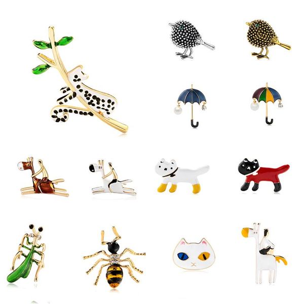 pins, brooches 16 styles birds cats insects for women men clown umbrella animal vintage zinc alloy gifts, Gray
pins, brooches 16 styles birds cats insects for women men clown umbrella animal vintage zinc alloy gifts, Gray