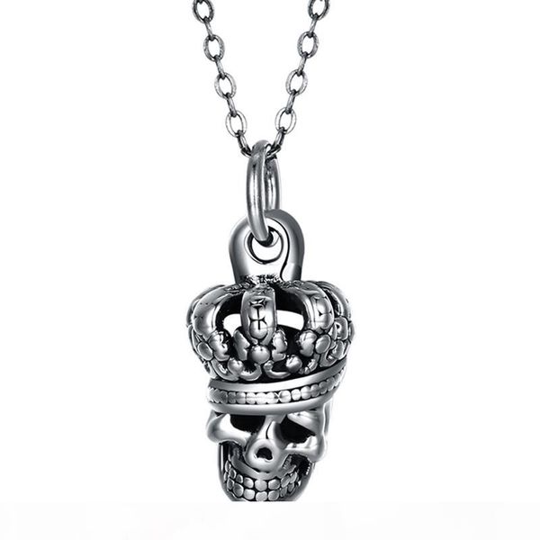2018 new arrival 925 sterling silver fashion vintage skull pendant necklace fine jewelry making for men and women gifts svn214
2018 new arrival 925 sterling silver fashion vintage skull pendant necklace fine jewelry making for men and women gifts svn214