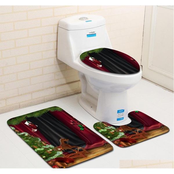 christmas eve style bathroom floor mat 3 pcs set, anti-skid mat for bathroom, bath room qylmpe ppshop01
christmas eve style bathroom floor mat 3 pcs set, anti-skid mat for bathroom, bath room qylmpe ppshop01