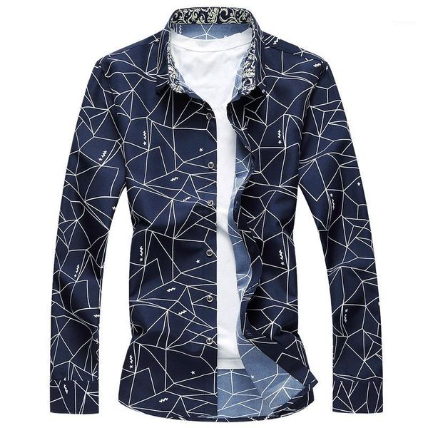 dress shirt mannen 2019 herfst button down geometrische printing lange mouwen casual shirts plus size camisa sociale masculina1, White;black
dress shirt mannen 2019 herfst button down geometrische printing lange mouwen casual shirts plus size camisa sociale masculina1, White;black