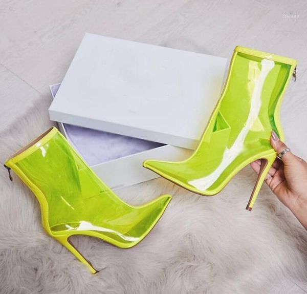 shooegle jelly clear shoes women pointed toe pvc boots transparent zip high heels see-through perxpex rain boots big size1, Black
shooegle jelly clear shoes women pointed toe pvc boots transparent zip high heels see-through perxpex rain boots big size1, Black