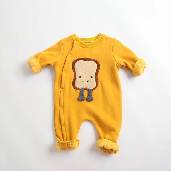baby boys girls 0-2t cotton long sleeve bread cloud egg applique fleece warm romper children winter bodysuit, Blue
baby boys girls 0-2t cotton long sleeve bread cloud egg applique fleece warm romper children winter bodysuit, Blue