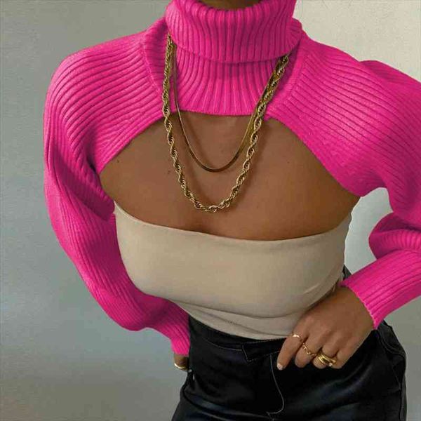 y2k aesthetic crop female sweaters high collar long puff sleeve knitwear pullover for women spring autumn halter pr2217g, White;black
y2k aesthetic crop female sweaters high collar long puff sleeve knitwear pullover for women spring autumn halter pr2217g, White;black